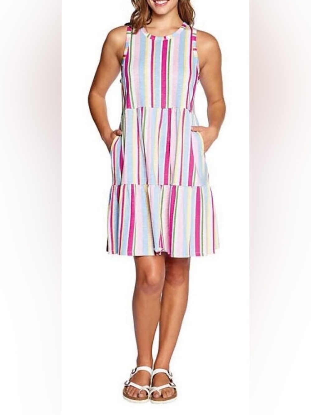 GAP Colorful Striped Mini Dress